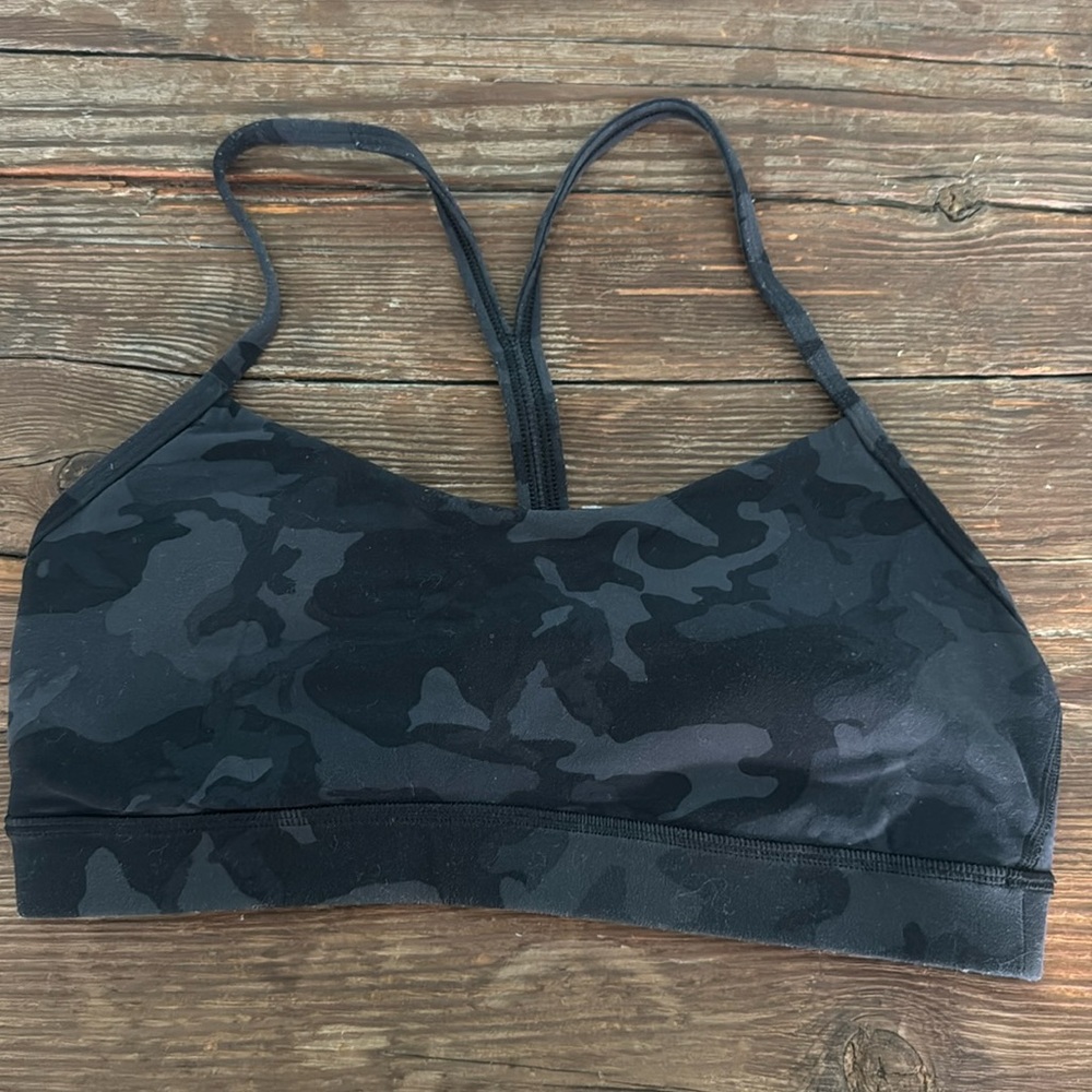 Lululemon Flow Y Bra Camo